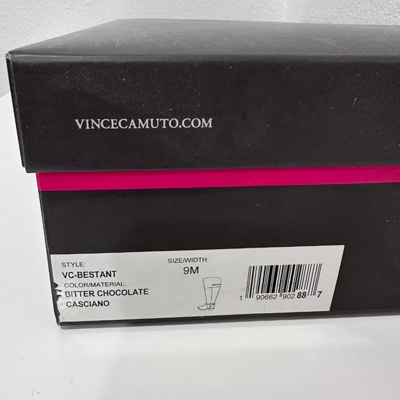 Vince Camuto "Bestant" Leather Tall Brown Boots (NiB) - Picture 5 of 8
